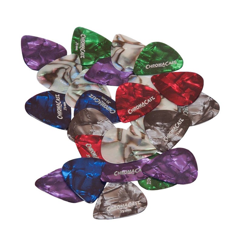 ChromaCast Celluloid Guitar Picks, 30 Pack - Image 1